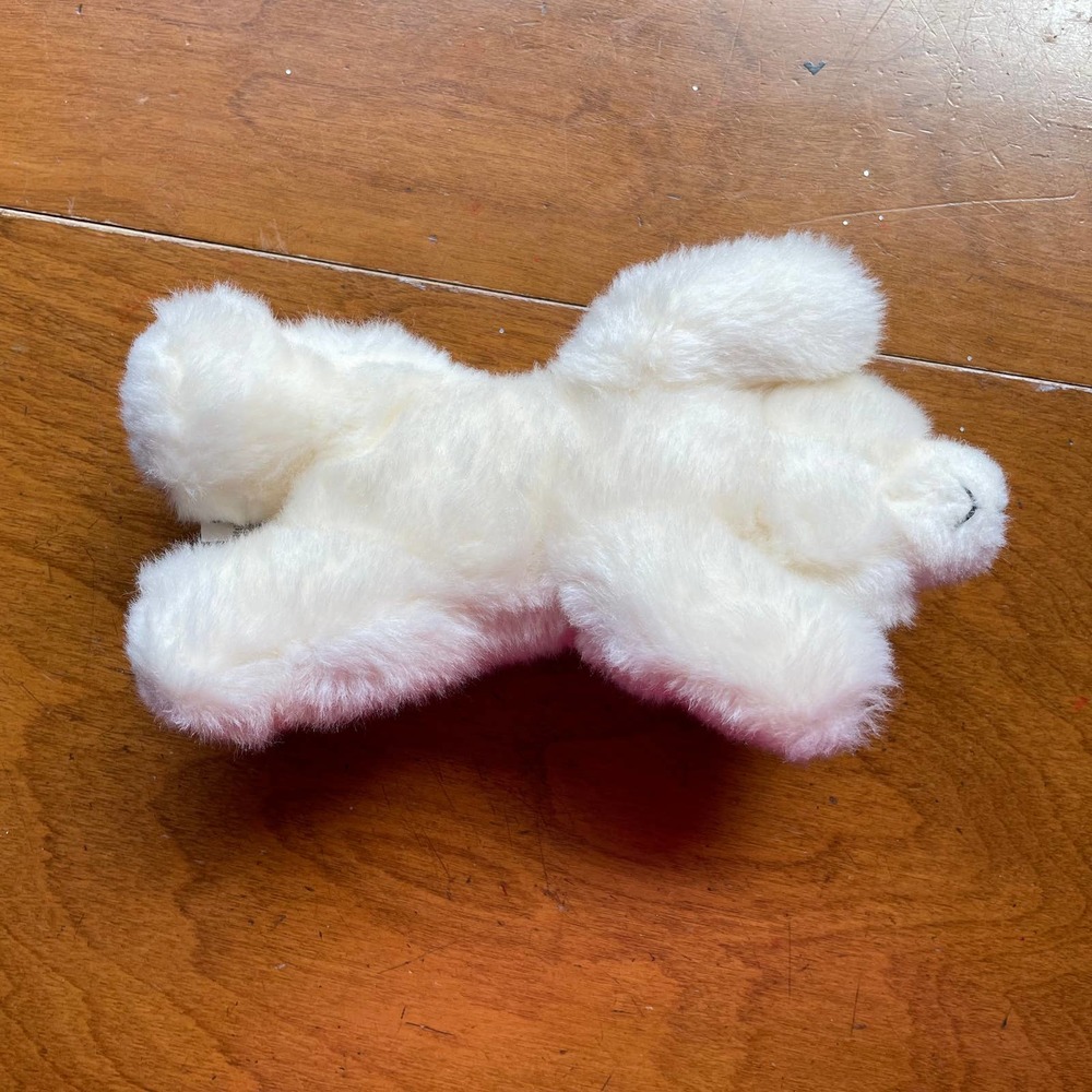 Polar Bear Stuffed Animal Small Aurora Toys Stuffy Cute Fluffy Cuddly - Picture 5 of 9